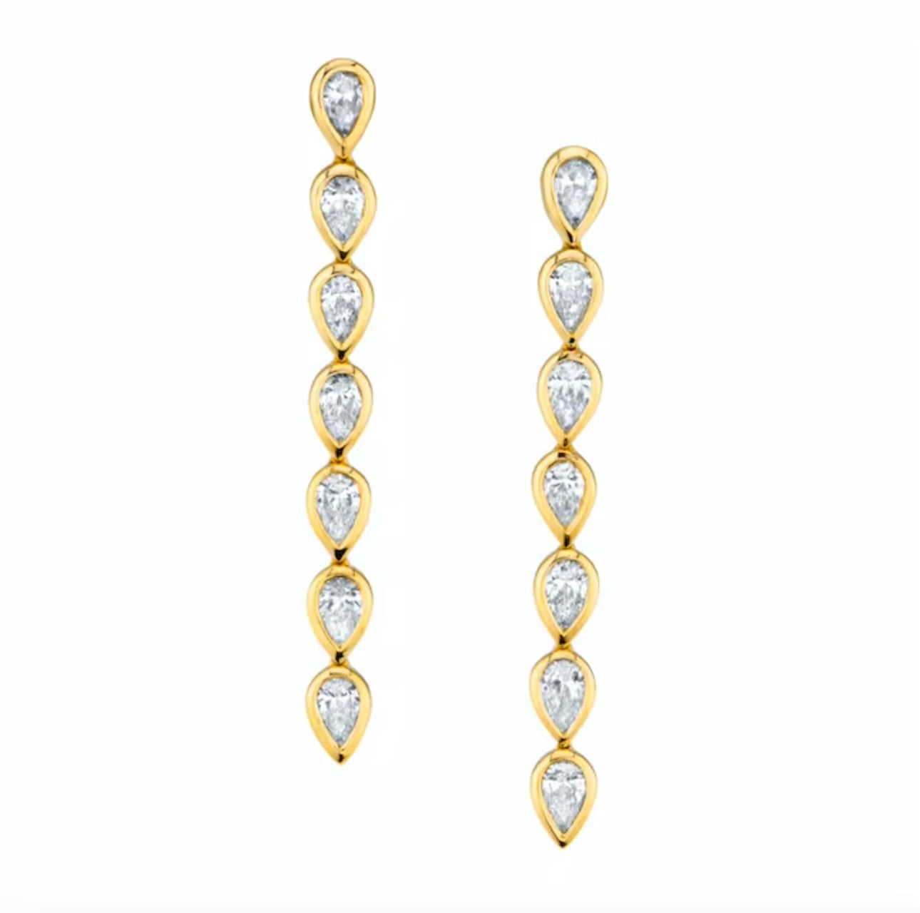 teardrop in gold