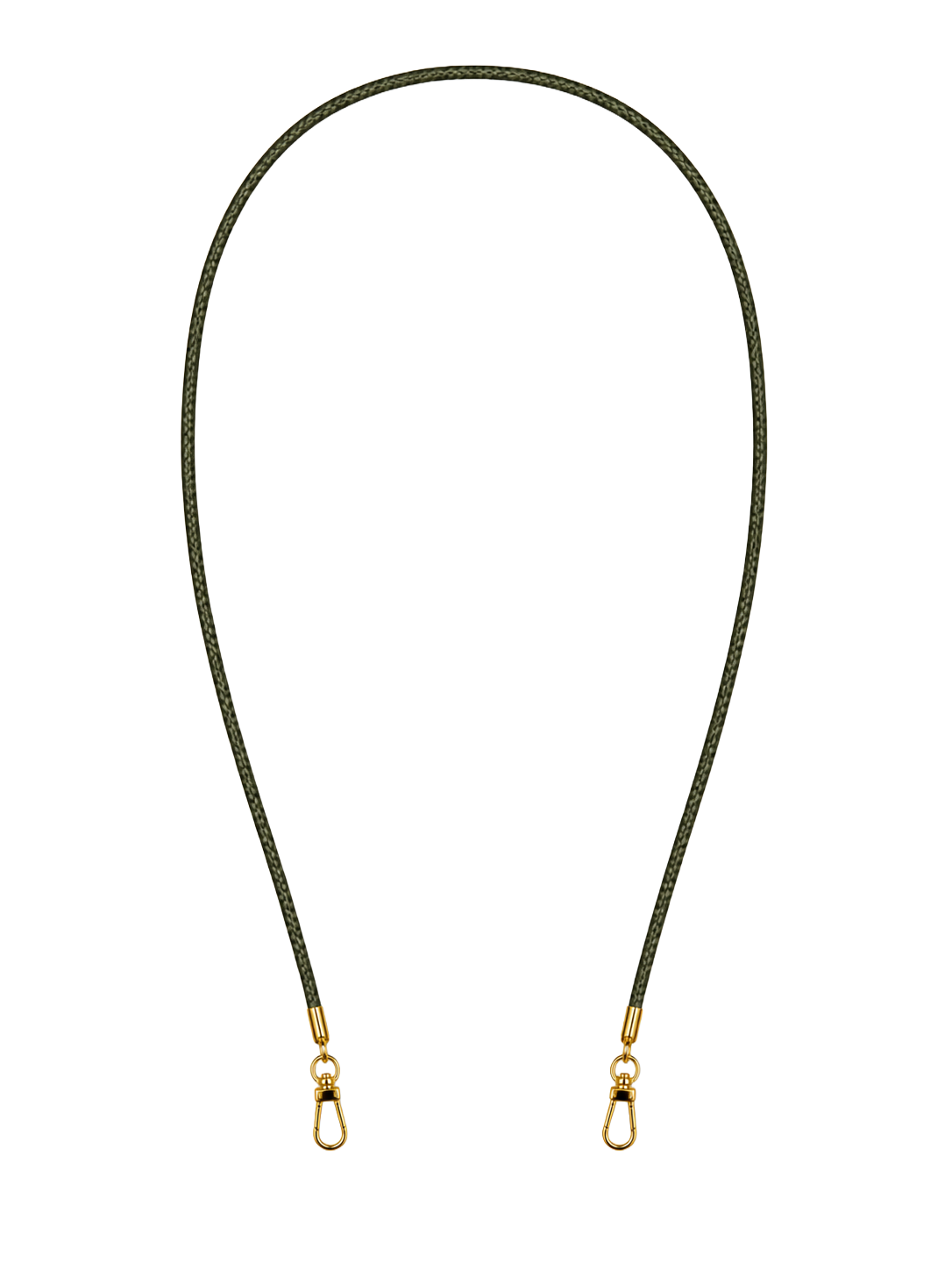 22 inch leather cord sage cutout